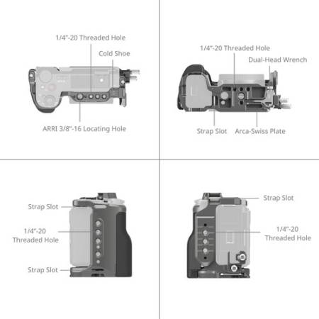 Smallrig 4949 - zestaw, klatka operatorska z mocowaniem QR do Sony ZV-E10 II_3